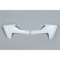 UFO White Radiator Shrouds for Husqvarna TC 85 2018-2024