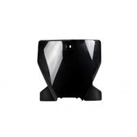 UFO Black Front Number Plate for Husqvarna FC 450 2019-2022