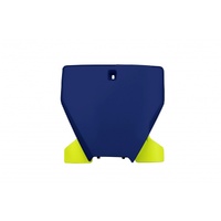 UFO Blue Front Number Plate for Husqvarna FC 450 2019-2022