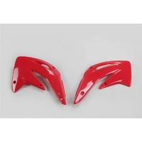 UFO Red Radiator Shrouds for Honda CR 85 2003-2025