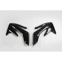 UFO Black Radiator Shrouds for Honda CRF 250X 2004-2017