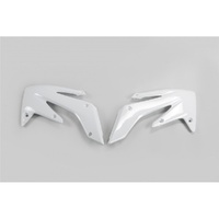 UFO White Radiator Shrouds for Honda CRF 250R 2004-2009