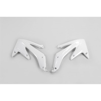 UFO White Radiator Shrouds for Honda CRF 450R 2005-2008