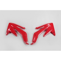 UFO Red Radiator Shrouds for Honda CRF 450R 2005-2008