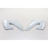 UFO White Radiator Shrouds for Honda CR 250 2000-2001