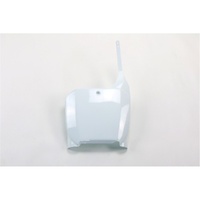 UFO White Front Number Plate for Honda CR 125 2000-2003