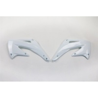 UFO White Radiator Shrouds for Honda CRF 450R 2002-2004