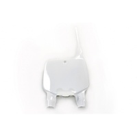 UFO white Front Number Plate for Kawasaki KX 250 1996-2002