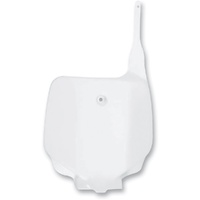 UFO white Front Number Plate for Kawasaki KX 85 1998-2013