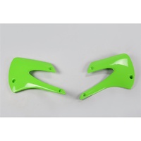 UFO Green Radiator Shrouds for Kawasaki KX 85 2001-2013