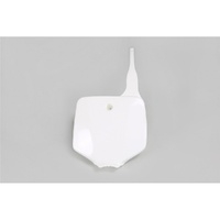UFO white Front Number Plate for Kawasaki KX 65 2001-2025
