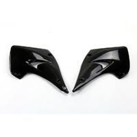 UFO Black Radiator Shrouds for Kawasaki KX 250 2003-2008