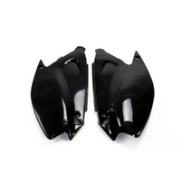 UFO Black Rear Side Panel for Kawasaki KX 250 2003-2008