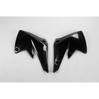 UFO Black Radiator Shrouds for Kawasaki KXF 250 2004-2005