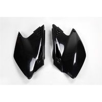 UFO Black Rear Side Panel for Kawasaki KXF 250 2006-2008