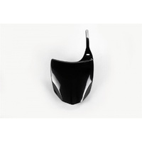 UFO Black Front Number Plate for Kawasaki KXF 450 2009-2012