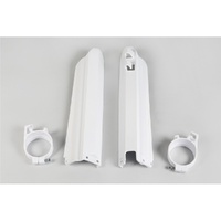 UFO White Fork Guard Protectors for Yamaha WRF 400 1998-2002
