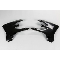 UFO Black Radiator Shrouds for Yamaha WRF 450 2005-2006