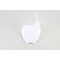 UFO White Front Number Plate for Yamaha YZF 250 2006-2009