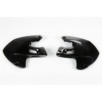 UFO Black Radiator Shrouds for Suzuki RM 125 1999-2000