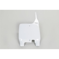 UFO White Front Number Plate for Suzuki RM 125 1999-2000