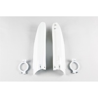 UFO White Fork Guard Protectors for Suzuki RM 125 1999-2003