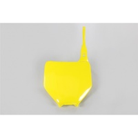 UFO Yellow Front Number Plate for Suzuki RMZ 250 2004-2006
