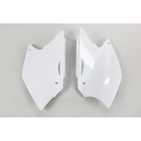 UFO White Rear Side Panel for Suzuki RMZ 250 2004-2006