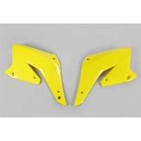 UFO Yellow Radiator Shrouds for Suzuki RMZ 250 2004-2006