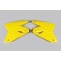 UFO Yellow  Radiator Shrouds for Suzuki DRZ 400E 2000-2025