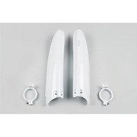 UFO White Fork Guard Protectors for Suzuki RM 125 2004-2006