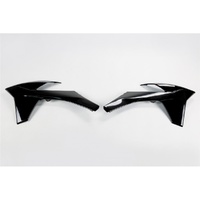 UFO Black Radiator Shrouds for Ktm SX-F 350 2011-2012