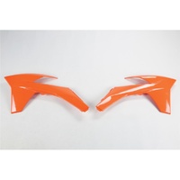 UFO Orange Radiator Shrouds for Ktm EXC 125 2012-2013