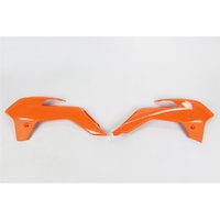 UFO Orange Radiator Shrouds for Ktm SX 85  2013-2017