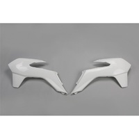UFO White Radiator Shrouds for Ktm SX-F 450 2013-2015