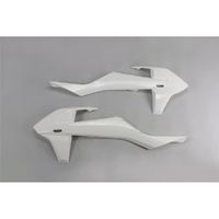 UFO White Radiator Shrouds for Ktm EXC-F 450 2017-2019