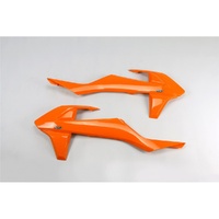 UFO Orange Radiator Shrouds for Ktm SX 250 2017-2018