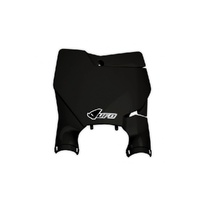 UFO Black Front Number Plate for Ktm SX 250 2017-2022