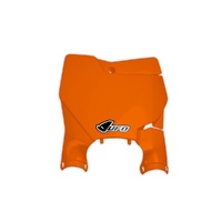 UFO Orange Front Number Plate for Ktm SX-F 350 2016-2022