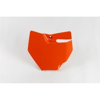 UFO Orange Front Number Plate for Ktm SX 85  2018-2024