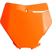 UFO Orange Front Number Plate for Ktm SX-F 350 2019-2022
