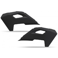 UFO Black Radiator Shrouds for Husqvarna TC 125 2023-2024