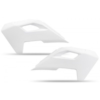 UFO White Radiator Shrouds for Husqvarna FE 350 2024-2025