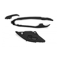 UFO Black Chain Guide & Swingarm Chain Slider for Husqvarna TC 150 2025-2025