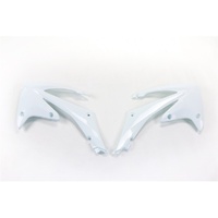 UFO White Radiator Shrouds for Honda CRF 450R 2009-2012