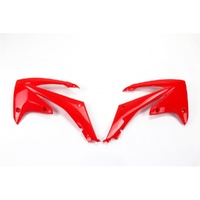 UFO Red Radiator Shrouds for Honda CRF 250R 2010-2013