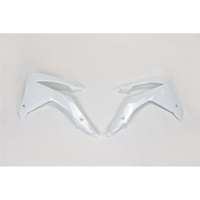 UFO White Radiator Shrouds for Honda CRF 250R 2014-2017