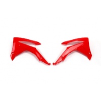 UFO Red Radiator Shrouds for Honda CRF 250R 2014-2017