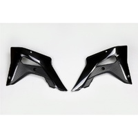 UFO Black Radiator Shrouds for Honda CRF 450RX 2017-2020