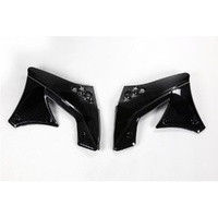 UFO Black Radiator Shrouds for Kawasaki KXF 250 2012-2012